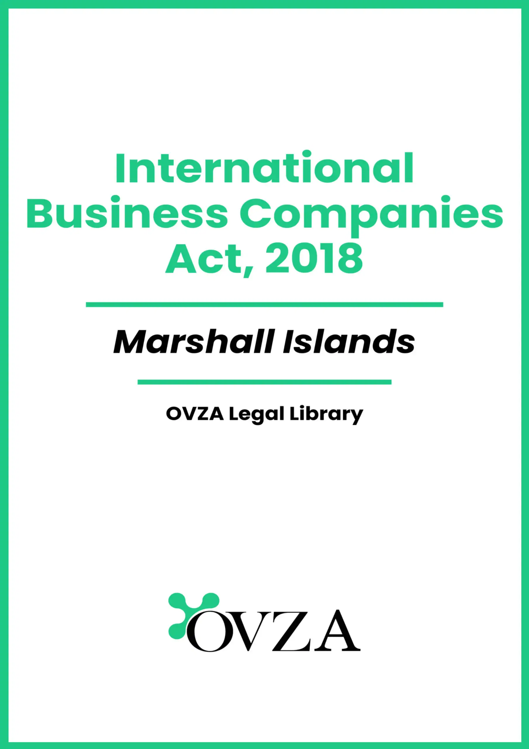 Marshall Islands Offshore Law