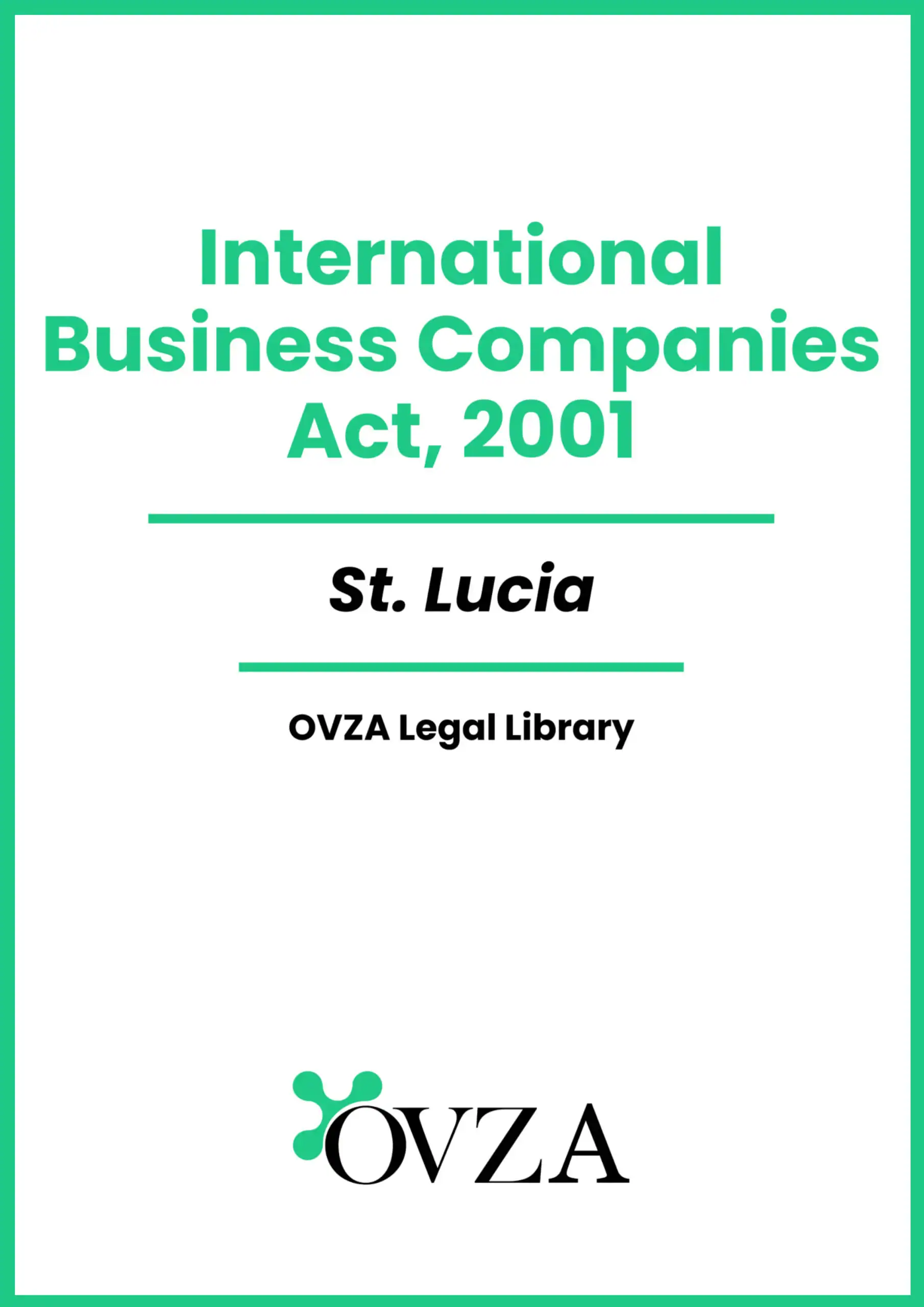 St. Lucia Offshore Law