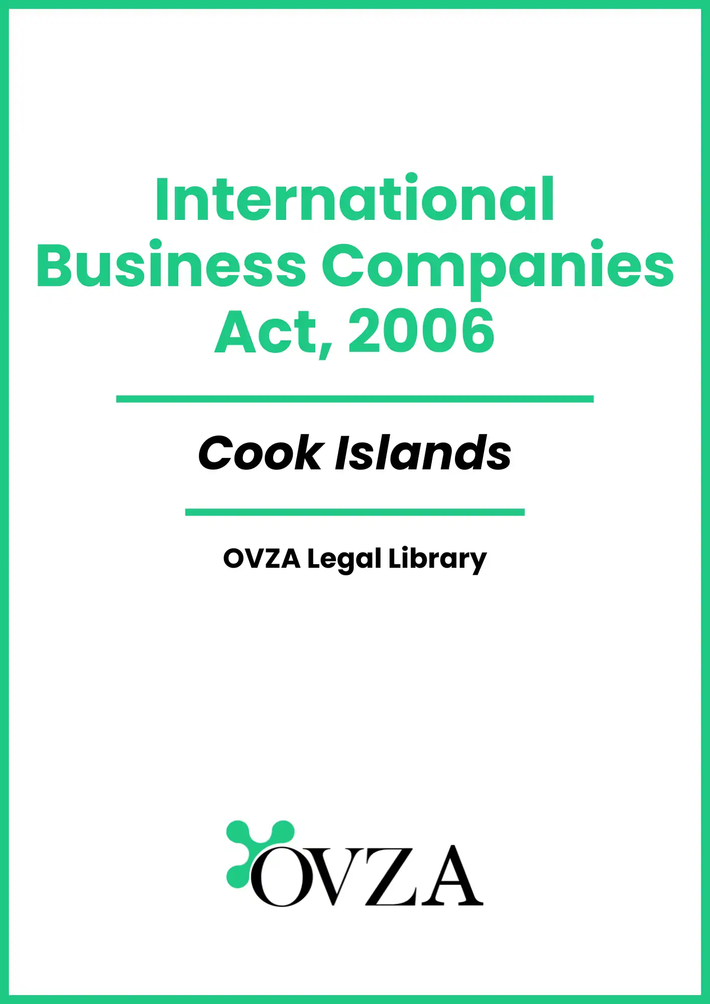 Cook Islands Offshore Law